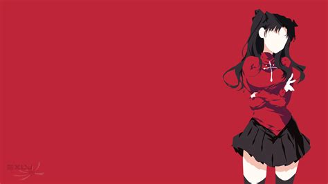 Rin Tohsaka (Fate Stay Night : UBW) Minimalist by ExLu on DeviantArt