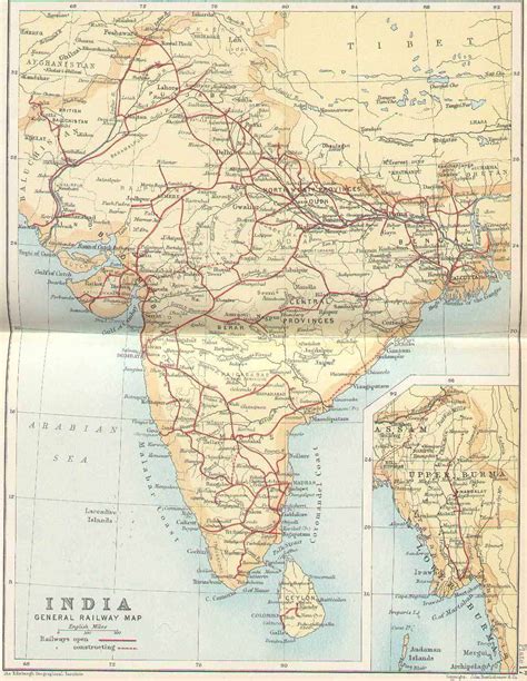 India train rail maps