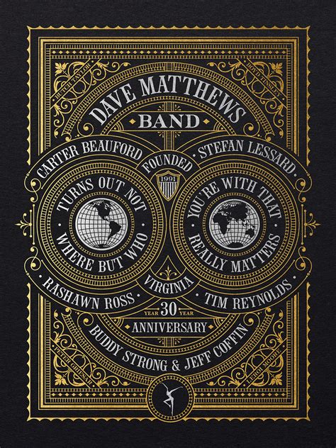 Dave Matthews Band 30th Anniversary on Behance