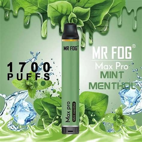 Mr Fog Max Pro OEM Supported, 1700 Puffs Disposable Vape Device 5.0ml Nic-Salt Multi Flavors ...