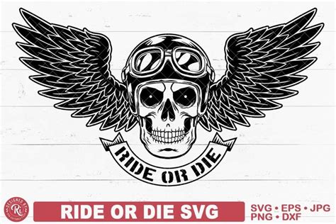 Ride Or Die Svg, Skull, US Flag, Motorcycle, Bike, (1958913)