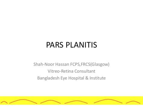 Pars Planitis