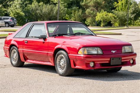 For Sale: 1987 Ford Mustang GT (Scarlet Red, 5.0L V8, 4-speed auto) — StangBangers