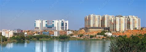 Hitec city is a information technology hub in Hyderabad, India Stock ...