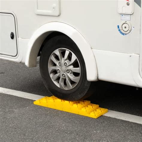 Homeon Wheels Camper Leveling Blocks, Ideal for Leveling Single and Dual Wheels, Heavy Duty Rv ...