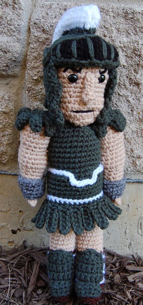 Roonie Ranching: Corey's Sparty Doll -- a free crochet amigurumi pattern