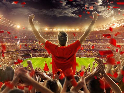 Fans At Stadium Stock Photo - Download Image Now - iStock