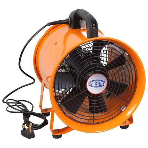 Industrial Extractor Portable Ventilator Air Axial Metal Blower Commercial Exhaust Workshop Fan ...