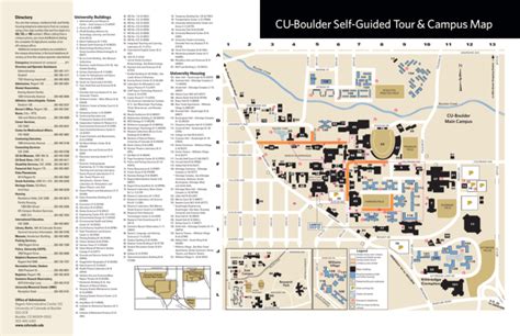 CU-Boulder Self-Guided Tour & Campus Map