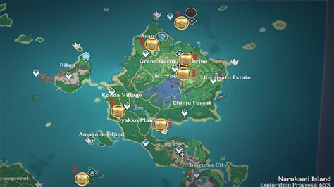 Genshin Impact Narukami Island Luxurious Chest guide Inazuma 1 map1 1 » T-Developers