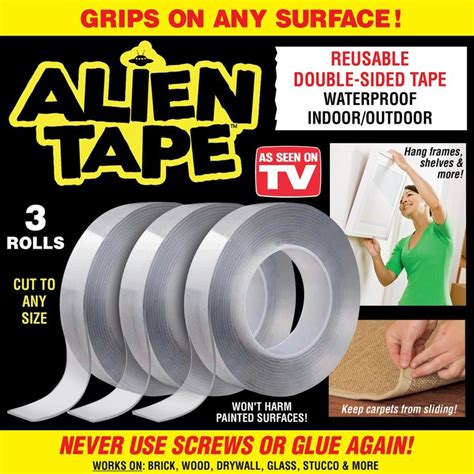 Alien Tape Double-sided Waterproof Tape | Collections Etc. | Waterproof tape, Double sided ...