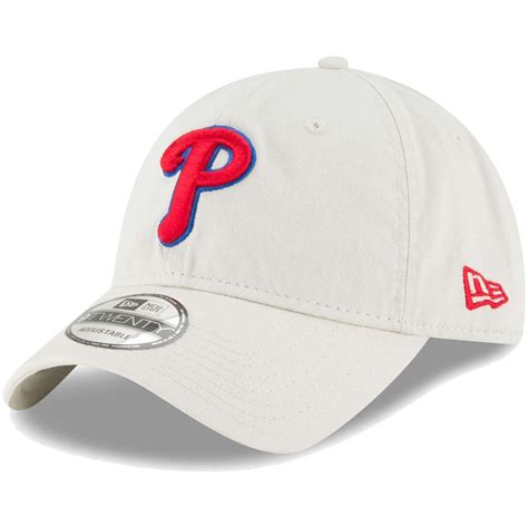 Men's Philadelphia Phillies New Era Tan Core Classic Twill 9TWENTY Adjustable Hat