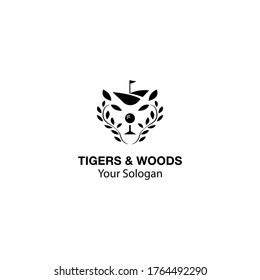 Tiger Woods Logo Design Tamplete Stock Illustration 1764492290 ...