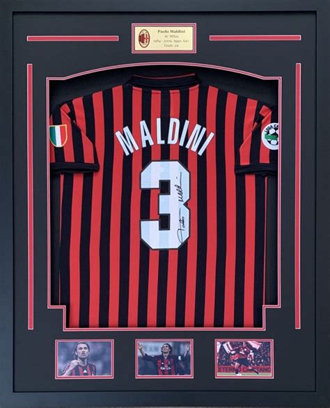 Paolo Maldini Personally Signed AC Milan Jersey – Sports Online