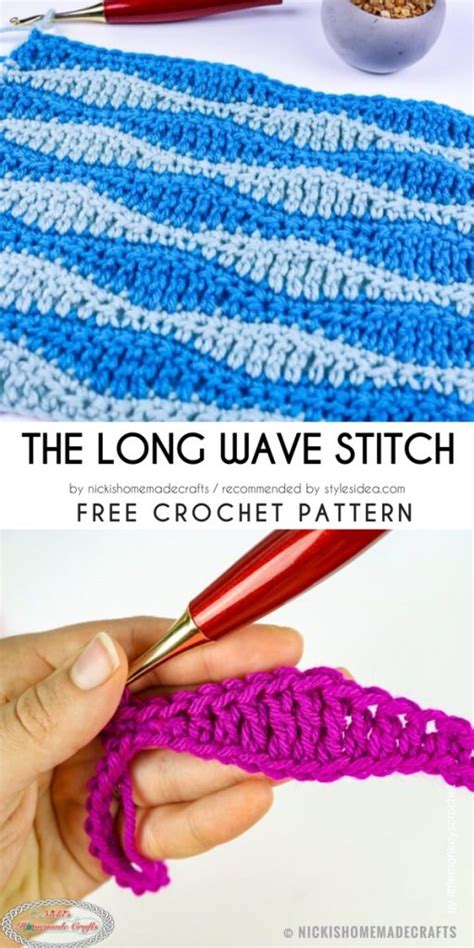 Wave Stitches Collection Crochet Patterns Free - Styles Idea