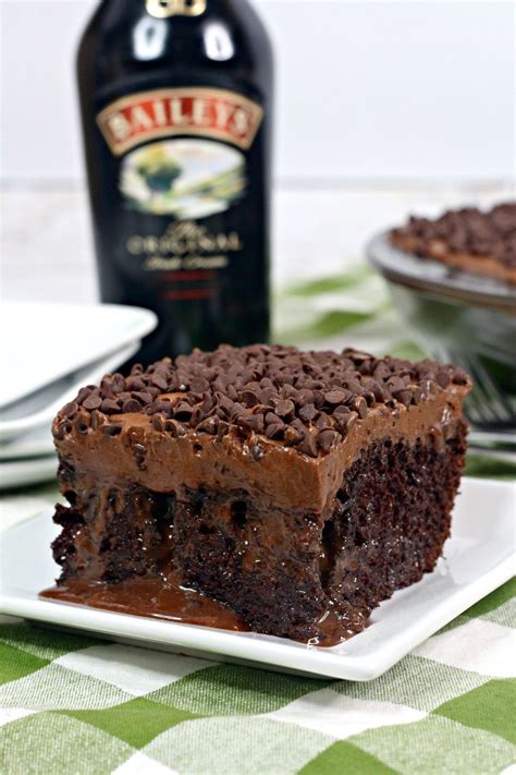 Baileys Irish Cream Chocolate Cake with Baileys Buttercream Frosting - My Incredible Recipes ...