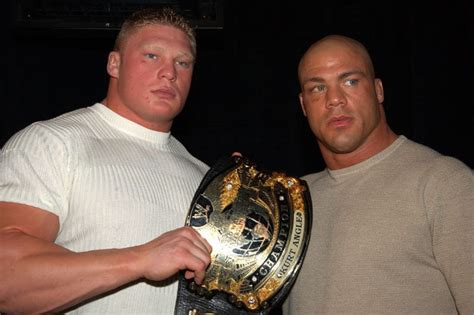 Kurt Angle and Brock Lesnar in real-life WWE fight says insider | Daily ...