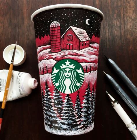 Starbucks Invites Customers to Create Red Cup Art