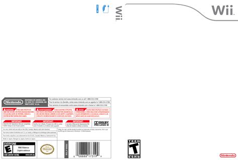 Wii Cover Template - Hi-Res by StardogChampion on DeviantArt