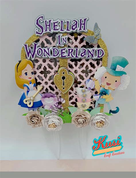 Alice in Wonderland Cake Topper, Alice in Wonderland Party Decorations ...