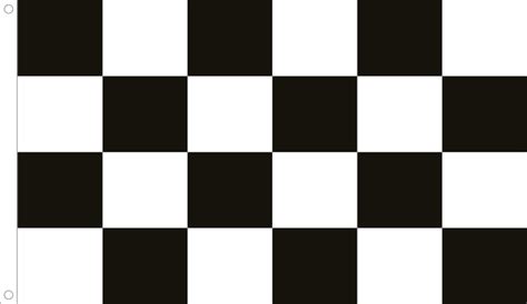 Checkered Black/White Flag Outdoor Nylon