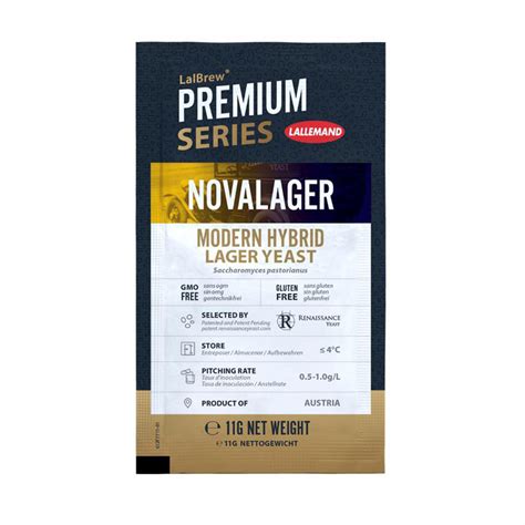 LALLEMAND LalBrew® Premium dried brewing yeast NovaLagerTM - 11 g ...