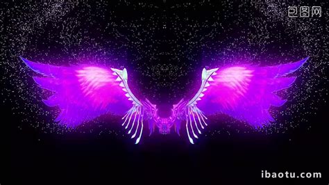 Purple Angel Wings Wallpaper