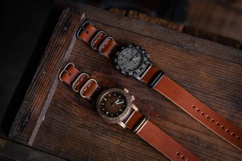 NATO Watch Strap Handmade Leather Durable Straps – Craft and Lore