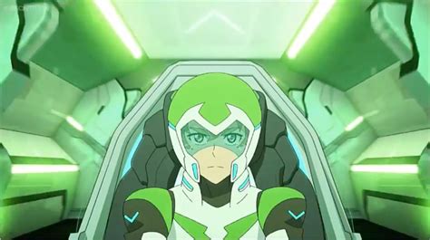 Pidge in her green ship to enter the Green Lion from Voltron Legendary ...