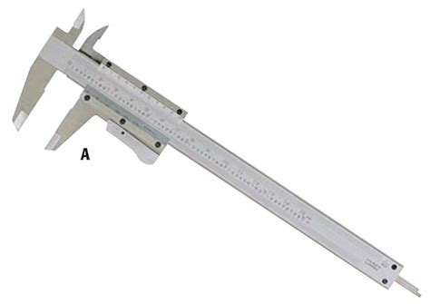 Vernier Caliper Inch/Metric with Thumb Lock, 0-6"/150mm - 30-489-9 ...