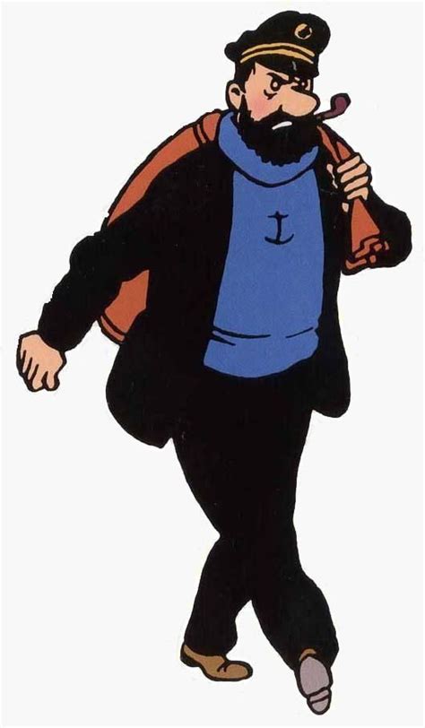 Captain Haddock, in Hergé's Tintin Comic Book Characters, Comic Character, Comic Books, Mario ...