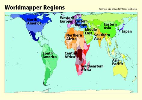 World Map Regions Labeled - Zip Code Map Las Vegas