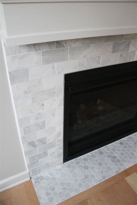 Carrara Marble Fireplace [Example] | Construction2style