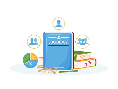 Sociology flat concept vector illustration by The Img ~ EpicPxls