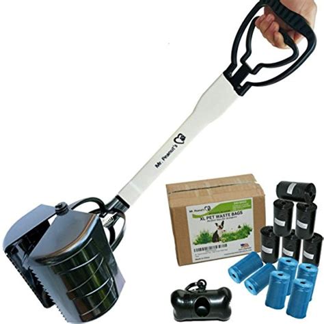 Pet Pooper Scooper, Portable Dog Pooper Scooper for Large and Small Dogs, Long Handle and High ...