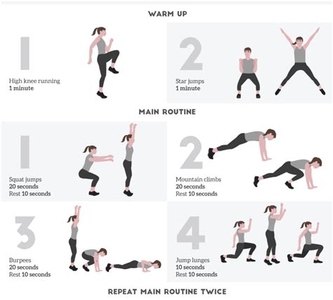 a poster showing how to do an exercise