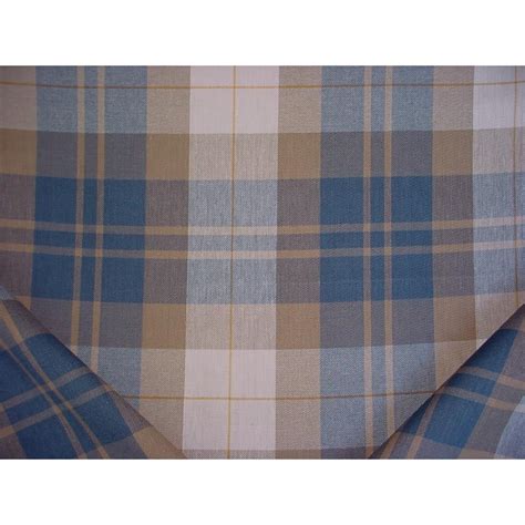 Ralph Lauren Summer Cottage Plaid Vintage Upholstery Fabric - 6-3/8 ...