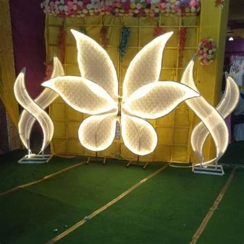 Lighting Milky White Wedding Stage Setup at Rs 8500/piece in Meerut | ID: 2851834410897