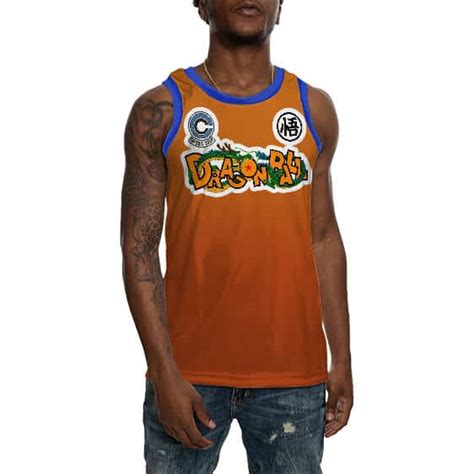 DBZ Turtle Hermit Symbol Orange Basketball Uniform