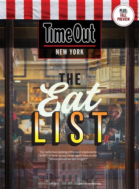 Time Out (New York) - Coverjunkie | Time out, New york, Fun restaurants ...