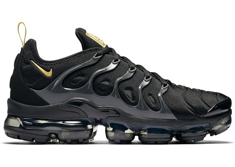 Nike Air VaporMax Plus Black Metallic Gold Anthracite - BQ5068-001