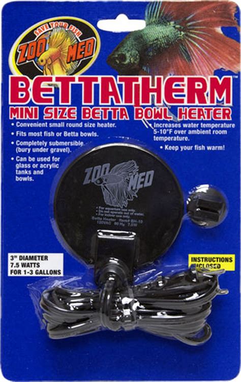 Bettatherm Mini Size Betta Bowl Heater | Betta fish care, Betta, Aquarium heater