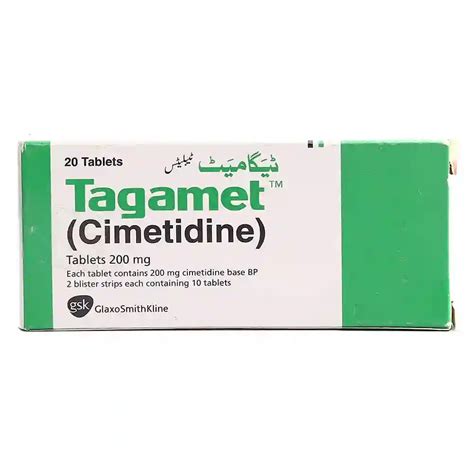 Tagamet 200mg Tablets Uses, Side effects & Price in Pakistan