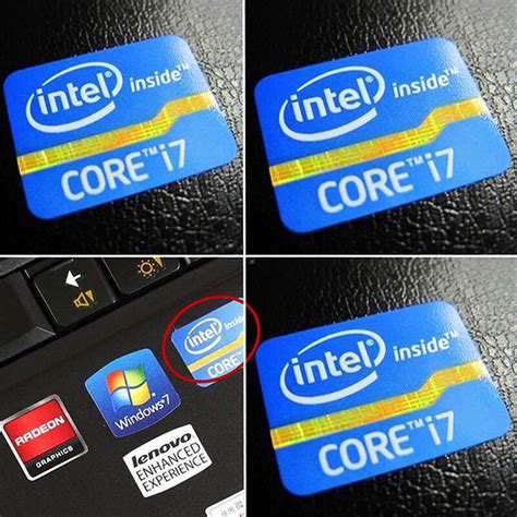 Intel Core i7 Inside Sticker Badge 2nd 3rd Generation LAPTOP LOGO 21mm x 16mm | eBay