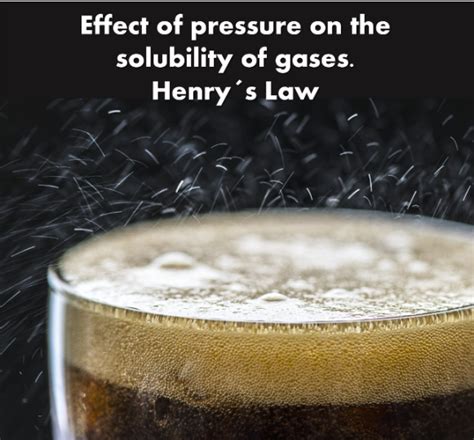 Solubility of gases in liquids. Pressure effect — Hive