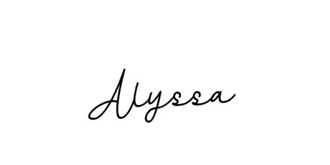 81+ Alyssa Name Signature Style Ideas | Ultimate eSignature