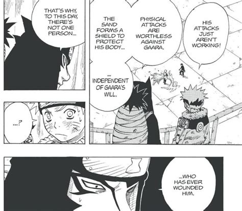 If gaara had never been physically wounded ever in his life, how did kankuro know so much about ...