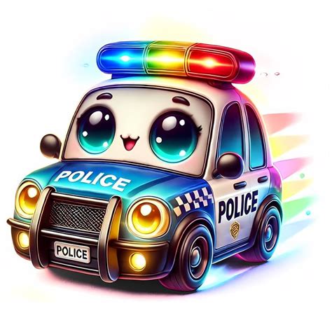 Cute Car Police Clipart 11 High-quality Jpgs Adorable Car Police ...