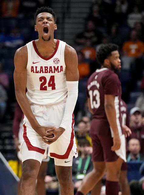 Alabama basketball flexes its muscles in SEC Tournament bashing of Mississippi State - Yahoo Sports