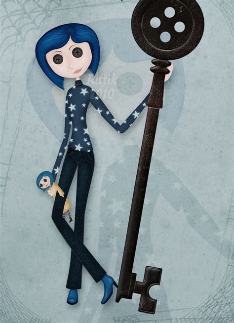 Coraline Ghost Children Drawing